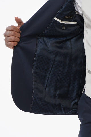 Wool CERIMONIA ACADEMY 3-Piece Suit with Contrasting Vest