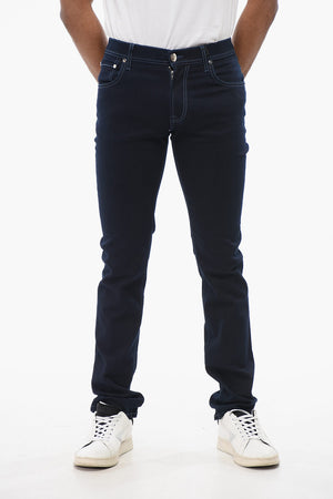 ID Jeans Slim Fit in Denim Lavaggio Scuro 14cm