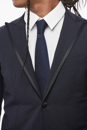 Three-Piece Satin-Trim Suit CERIMONIA ACADEMY