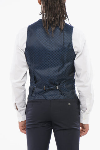 Three-Piece Satin-Trim Suit CERIMONIA ACADEMY