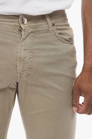 ID LUXURY Jeans Straight Fit con Logo Ricamato