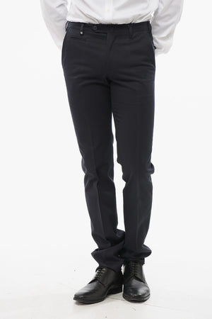 Pure Cotton Trousers LEADER with Zip Pockets