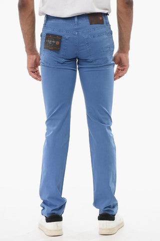 ID LUXURY DENIM Embroidered Tone-on-Tone Jeans
