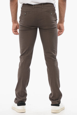 Linen-Blend Chino Trousers