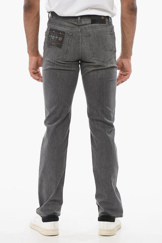 ID Slim-Fit Jeans with 15cm Stone Wash