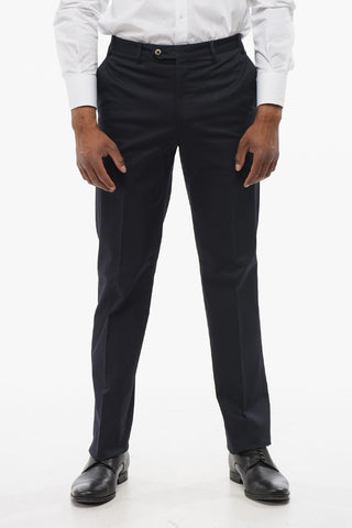 Stretch Cotton Trousers LEADER with Zip Pockets