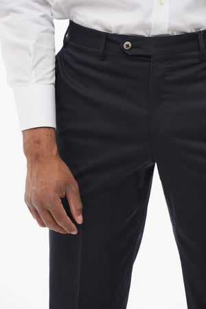 Stretch Cotton Trousers LEADER with Zip Pockets