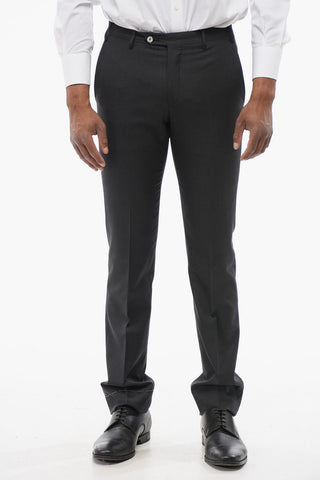 Virgin Wool Straight-Leg Trousers LEADER