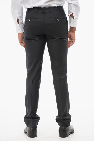 Virgin Wool Straight-Leg Trousers LEADER