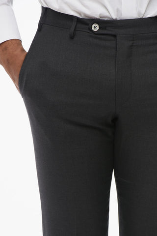 Virgin Wool Straight-Leg Trousers LEADER