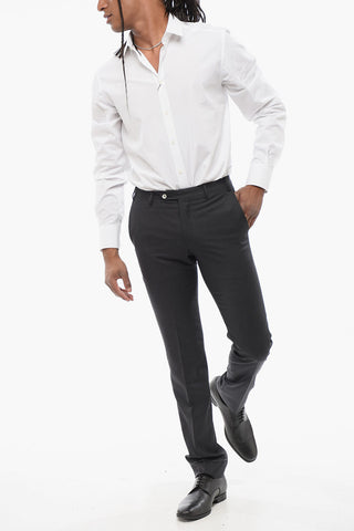 Virgin Wool Straight-Leg Trousers LEADER