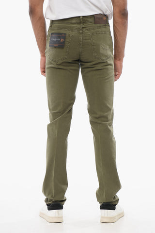 ID 5-Pocketed Stretch Cotton Pants