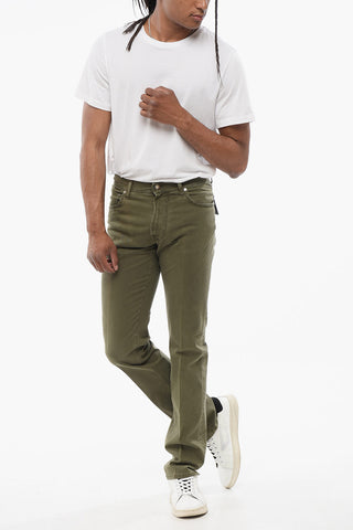 ID 5-Pocketed Stretch Cotton Pants