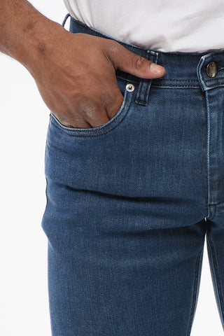 ID Dark Washed Denims with Belt Loops 16cm