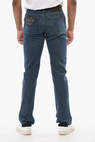 ID Regular Fit Jeans with Belt Loops 18cm