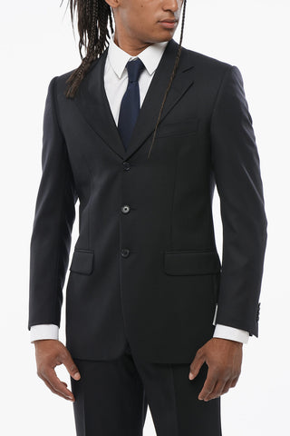 CC COLLECTION Anzug aus extrafeiner Wolle mit Pattentaschen