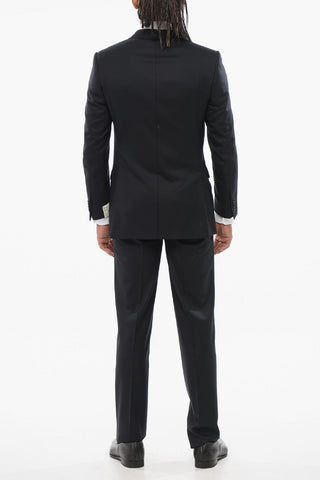 CC COLLECTION Anzug aus extrafeiner Wolle mit Pattentaschen