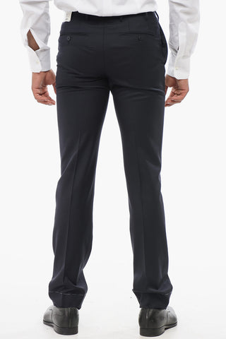 Pantaloni in Lana Vergine con Passanti