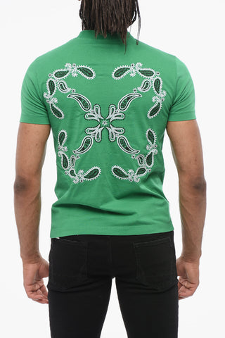 Besticktes T-Shirt BANDANA Slim-Fit