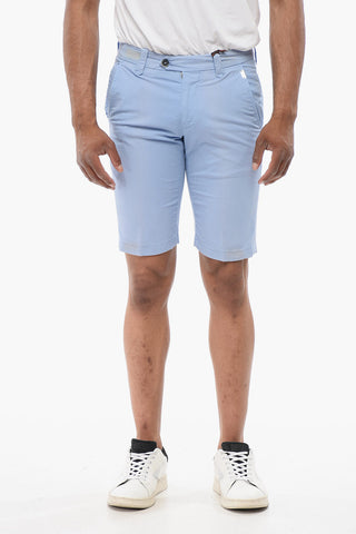 Cotton Short Pants with Belt Loop