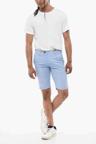 Cotton Short Pants with Belt Loop