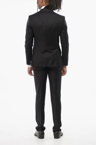 TREND Virgin Wool Suit with Flap Pockets