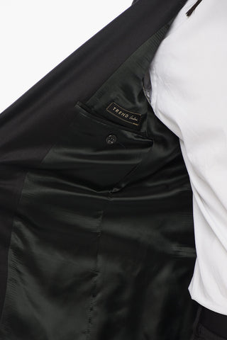 TREND Virgin Wool Suit with Flap Pockets