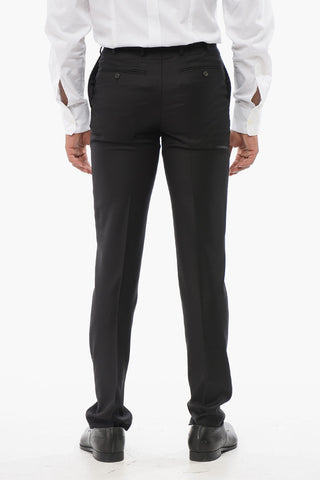 TREND Virgin Wool Suit with Flap Pockets