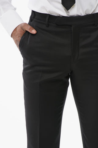 TREND Virgin Wool Suit with Flap Pockets