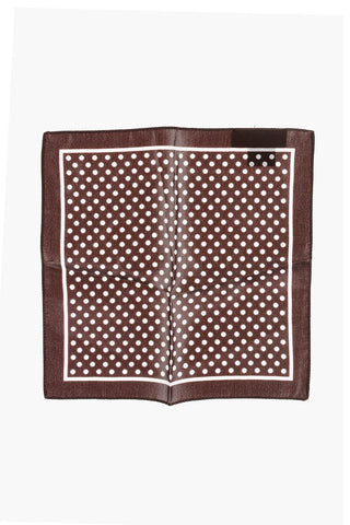 Fazzoletto da Taschino in Seta a Pois