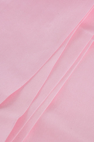 Schmales Seidenfoulard einfarbig