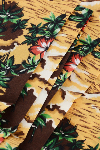 Patterned Silk HAWAII Foulard