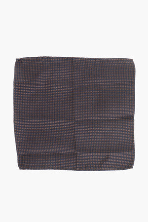 Einstecktuch aus Seide mit geometrischem Muster
