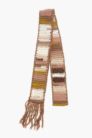 Fringed Crochet Scarf