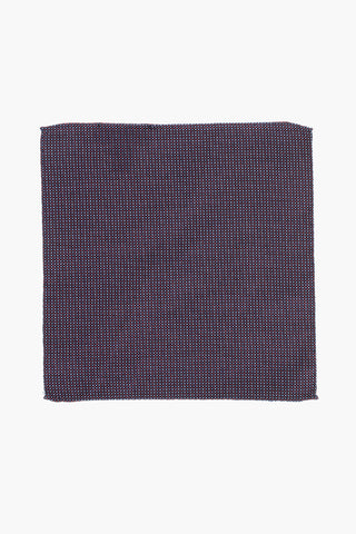 Jacquard Silk and Cotton Pocket Square