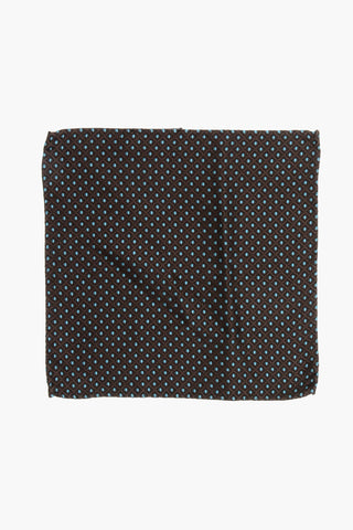 Geometrical Patterned Silk Pocket Square