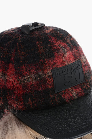 SKI Wool Cap with Real Fur Detail