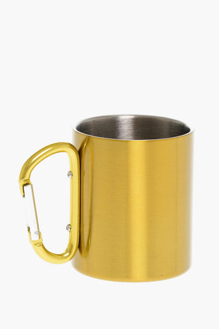 Tazza in Acciaio a Tinta Unita con Manico D-Ring
