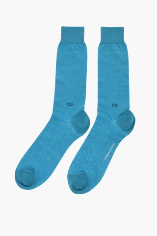 Solid Color Cotton Blend Long Socks