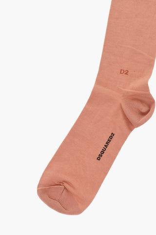 Solid Color Cotton Blend Long Socks