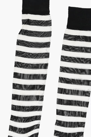 Long Two-Tone Striped Socks