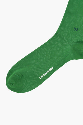 Solid Color Cotton Blend Long Socks