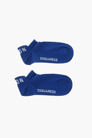 ICON Solid Color No Show Socks with Contrasting Logo