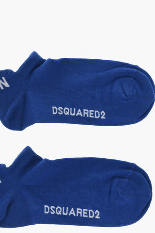 ICON Solid Color No Show Socks with Contrasting Logo