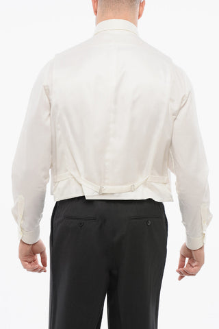 Festliche Weste aus Baumwolle mit Wabenstruktur MANTUA