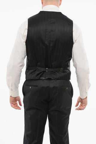 Cool Wool Suit with Peak Lapel