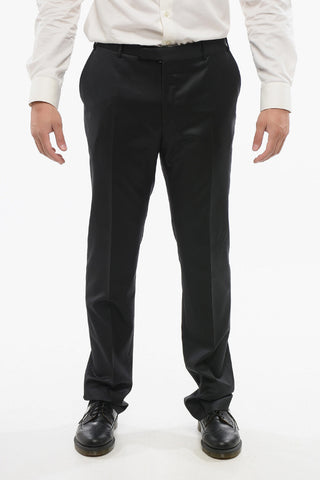 Cool Wool Suit with Peak Lapel