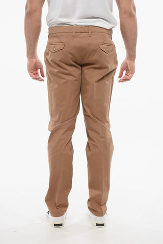 ID Stretch Cotton Chino Trousers with Belt Loops