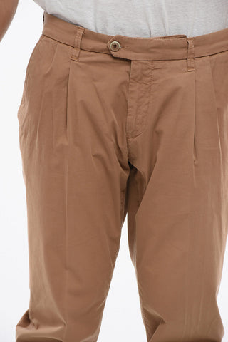 ID Stretch Cotton Chino Trousers with Belt Loops