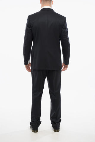 CC COLLECTION Virign Wool Suit with Flap Pockets